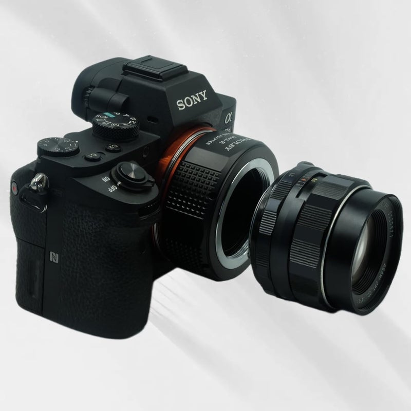 PHOLSY M42 to E Mount Adapter for M42 42mm Screw Mount Lens to E Mount Camera Compatible with Sony a1 a9ii a7S iii/ii, a7R v/iv/iii/ii a7R a7C a7 iv/iii/ii, a7 a6600 a6500 a6400 a6300 a6000 NEX etc. - Image 4